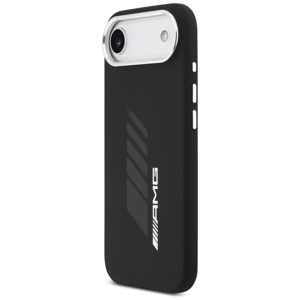 AMG silikoninis MagSafe dėklas iPhone Air – juodas