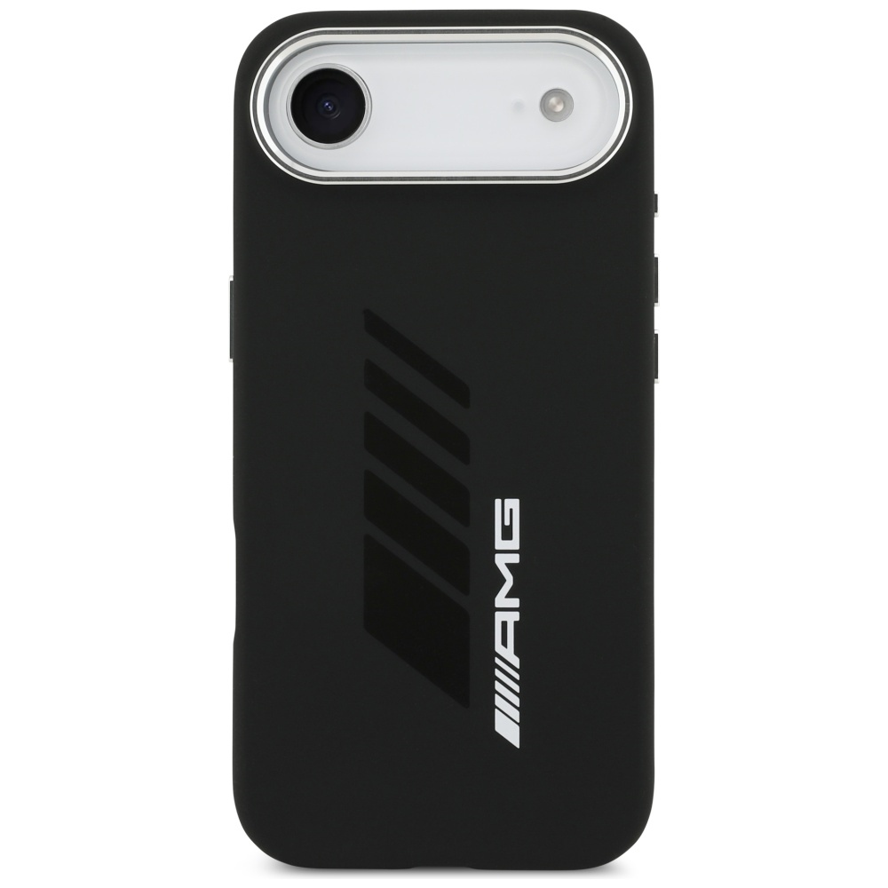 AMG silikoninis MagSafe dėklas iPhone Air – juodas