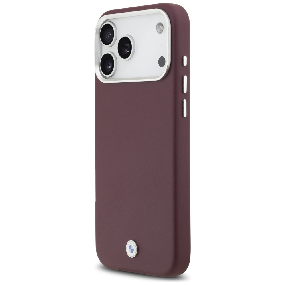 BMW metalinis MagSafe dėklas iPhone 17 Pro Max – raudonas