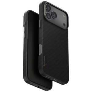 Uniq Keva EDGE MagClick dėklas iPhone 17 Pro Max – juodas