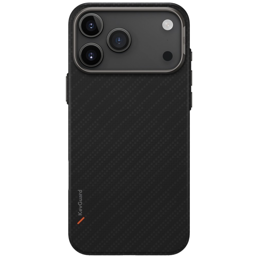 Uniq Keva EDGE MagClick dėklas iPhone 17 Pro Max – juodas