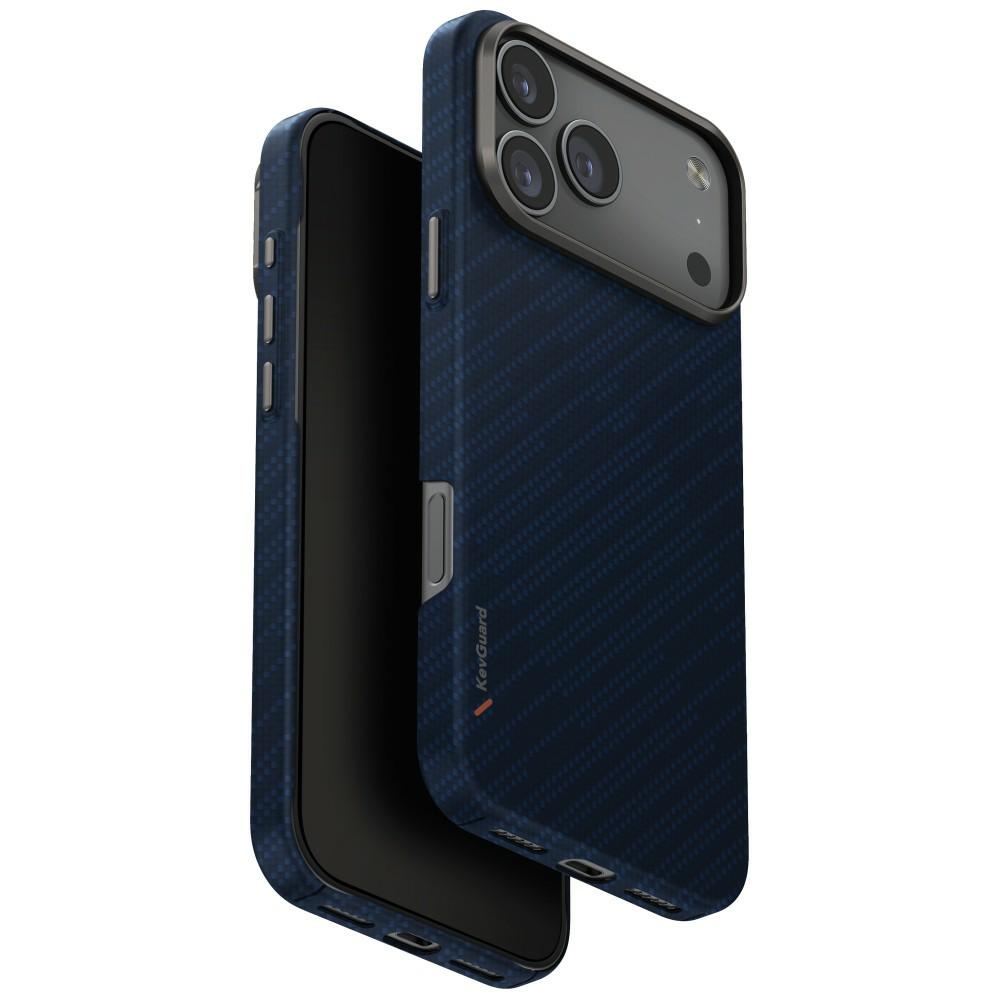 Uniq Keva EDGE MagClick dėklas iPhone 17 Pro Max – mėlynas