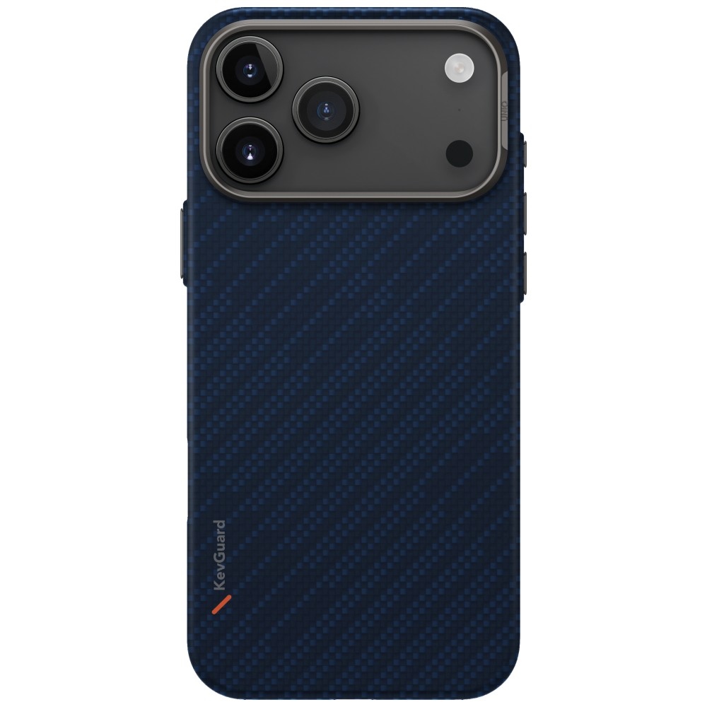 Uniq Keva EDGE MagClick dėklas iPhone 17 Pro Max – mėlynas