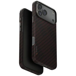 Uniq Keva EDGE MagClick magnetinis dėklas iPhone 17 Pro Max – oranžinis