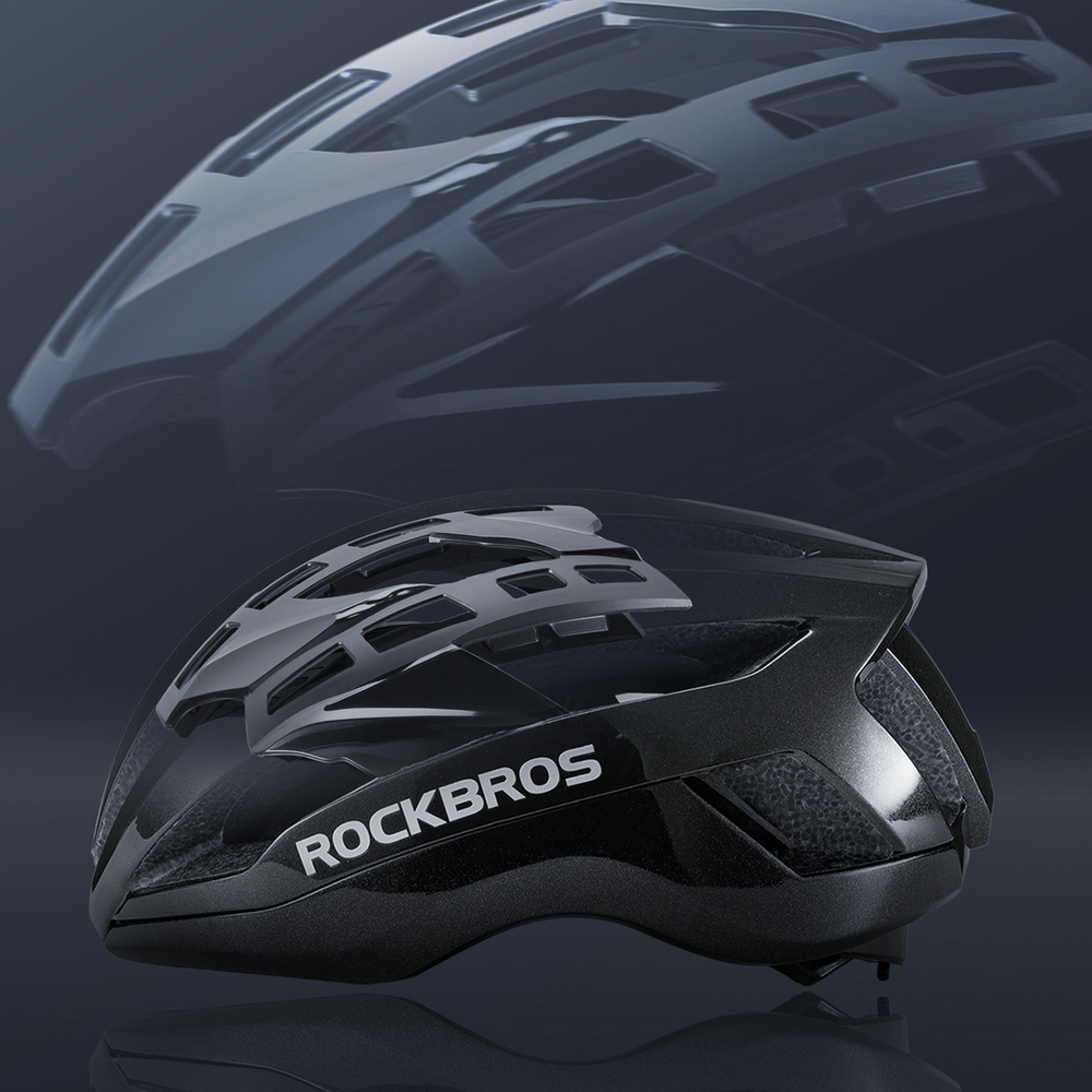 Rockbros LK-79 Dviračio šalmas 58-62 cm - Juodas