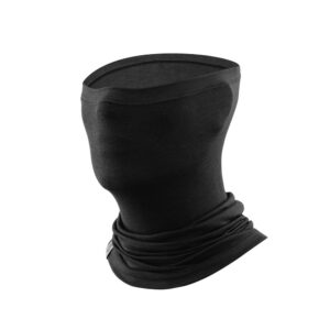 Rocbros YDWB005 šiluminis šalikas tencel + vilna universalus dydis - juoda