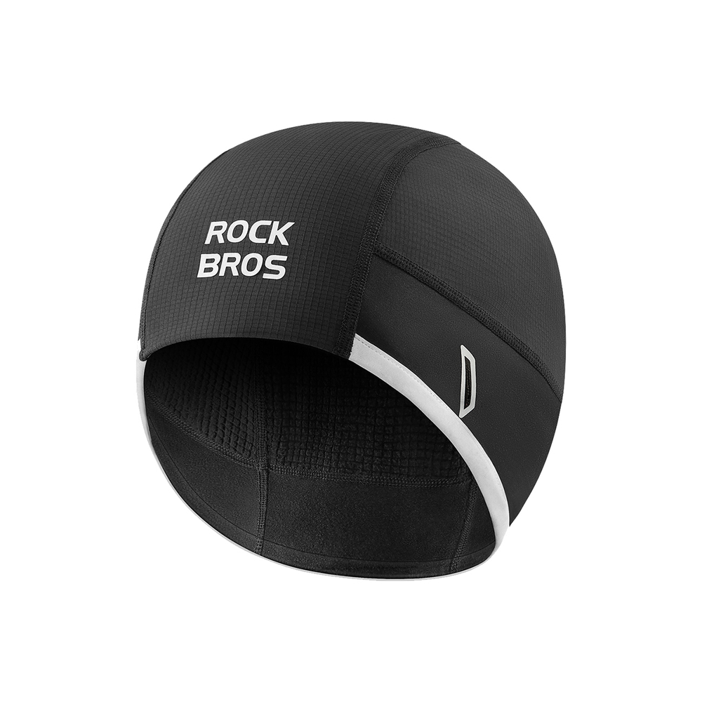 Rockbros M016 žieminė vėlyvai atspaari dviračio kepurė, dydis 54-61 cm - juoda