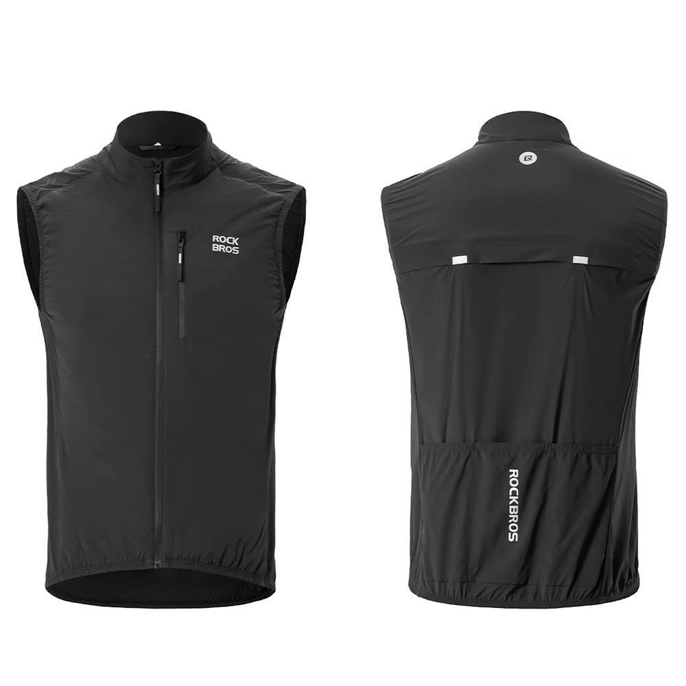 Rockbros MJ012 šilta liemenė dydis XXXXL - juoda