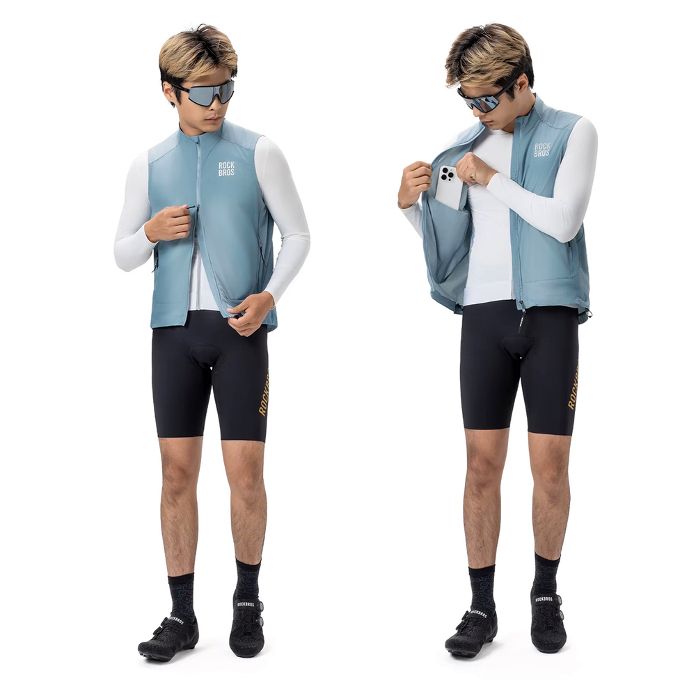 Rockbros YDMJ003 Pavasaris/Ruduo Atspari vėliavams liemenė dydis XL - Mėlyna