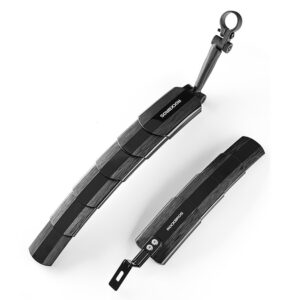 Rockbros FK-810 Sulankstomi teleskopiniai dviračio krašteliai - juoda