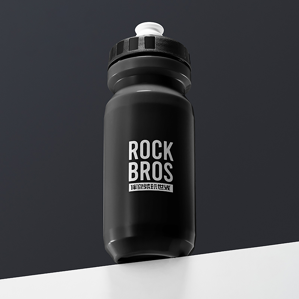 Rockbros 600 ml dviračio butelis - juodas