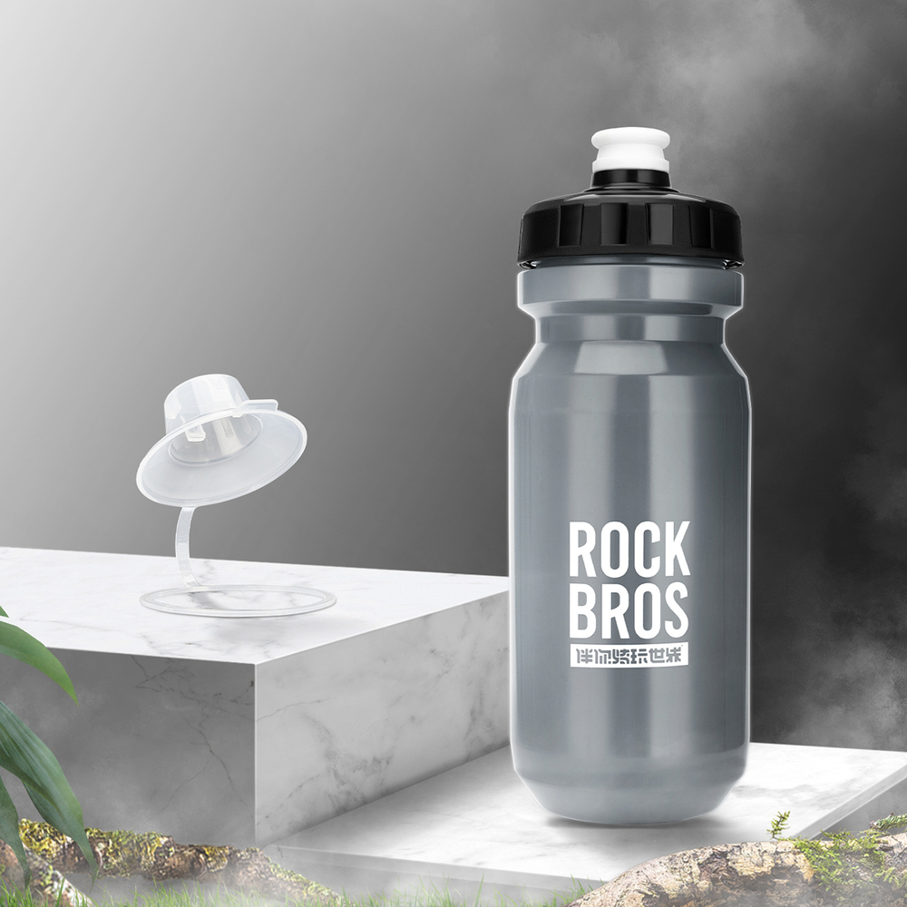 Rockbros 600 ml dviračio butelis - pilkas