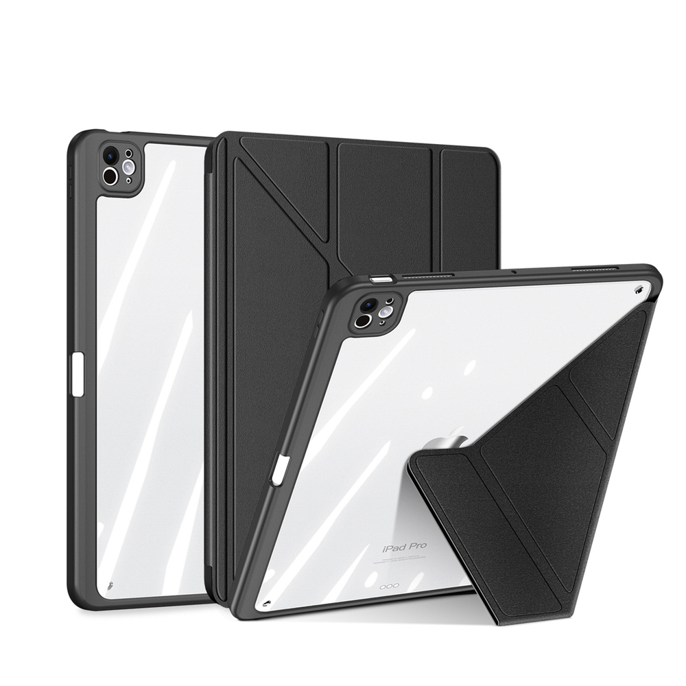 Dux Ducis Magi dėklas, skirtas iPad Pro 11" (2024/2025) su stovu – juodas