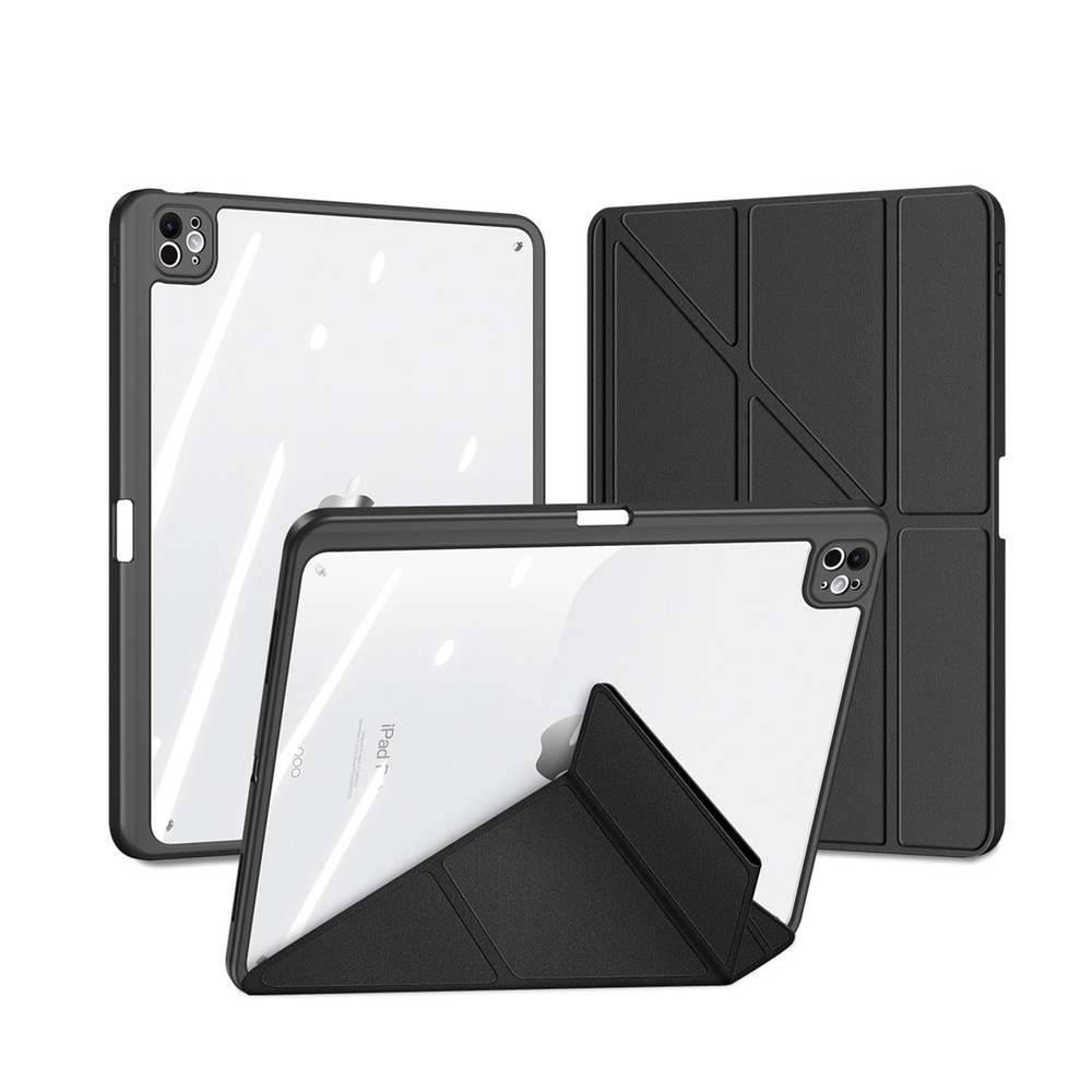 Dux Ducis Magi dėklas, skirtas iPad Pro 11" (2024/2025) su stovu – juodas
