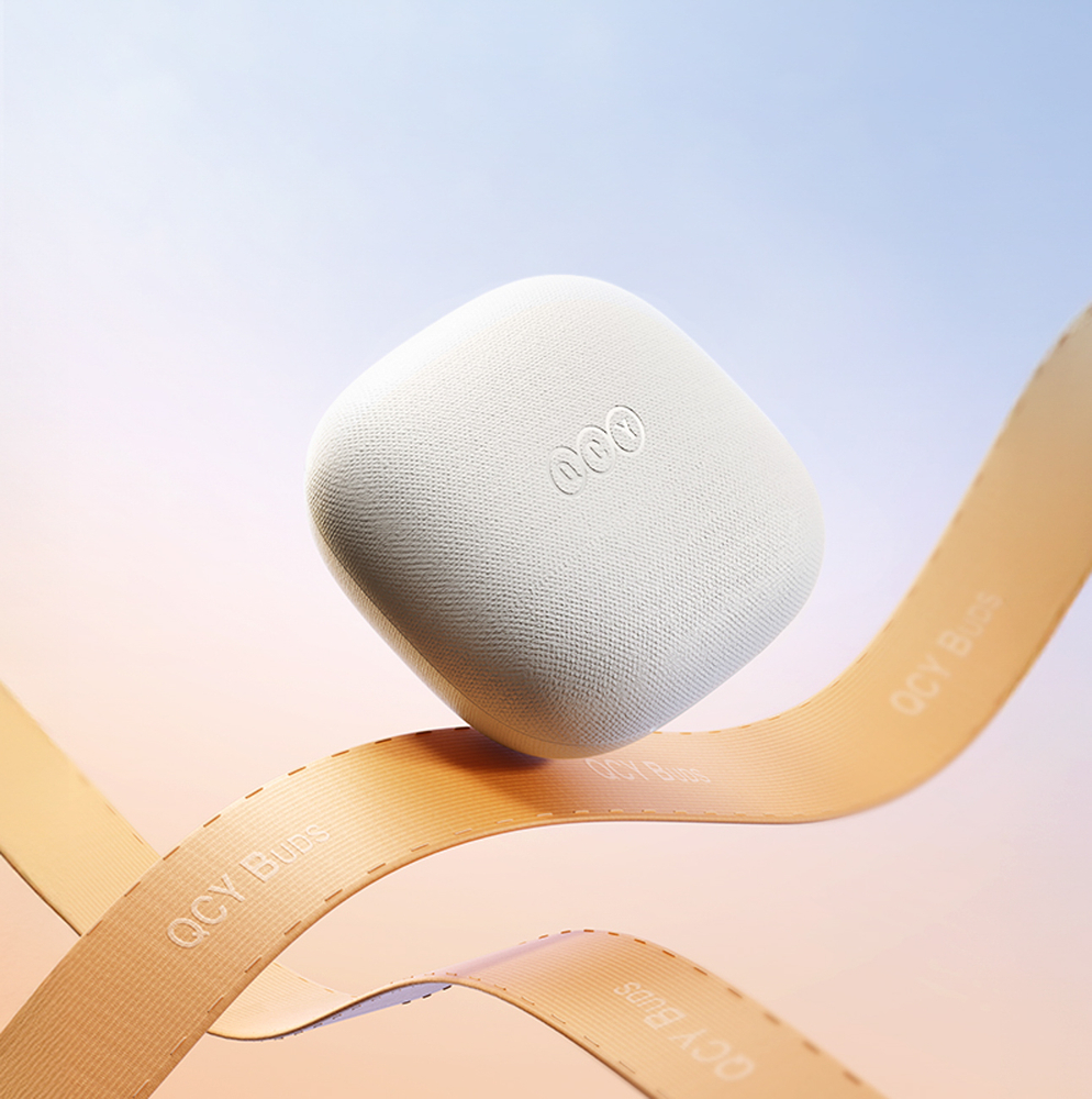 QCY Buds In-Ear ausinės su ENC SBC IPX4 Bluetooth 5.4 – baltos spalvos