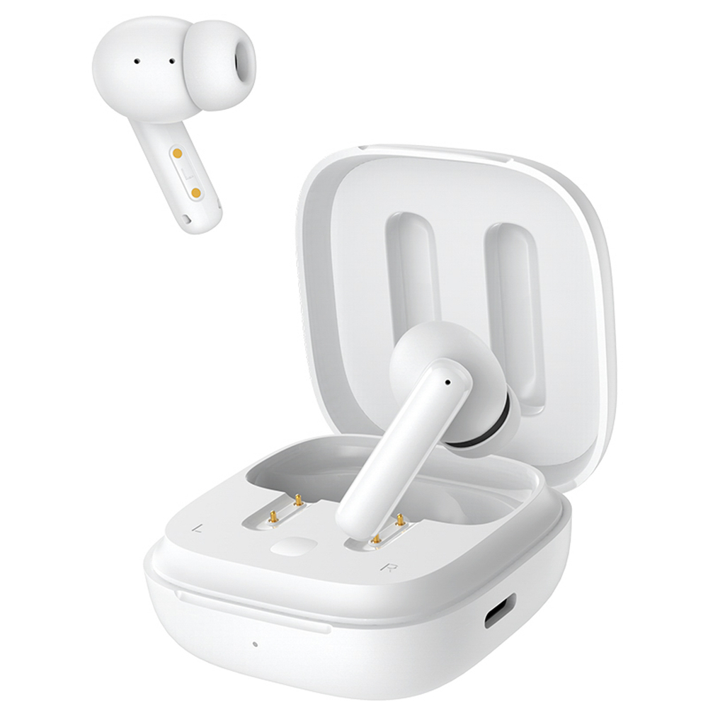 QCY T13 į ausis įdedamos ausinės su ANC IPX5 Bluetooth 5.3 – baltos