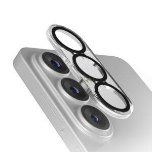 SBS galinis cameros apsauginis glass, skirtas Samsung Galaxy S26/S26 Plus - su juodu rėmume