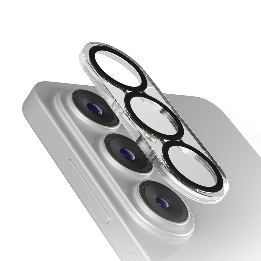 SBS galinis cameros apsauginis glass, skirtas Samsung Galaxy S26/S26 Plus - su juodu rėmume