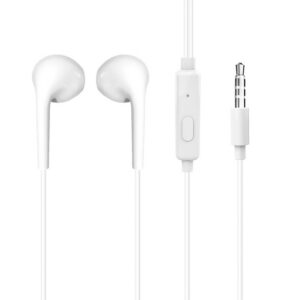 Dudao X10S laidinės į ausis įdedamos ausinės 3,5 mm mini lizdas 1,15 m - balta