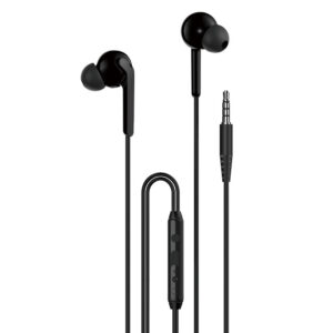 Dudao X3+ į ausis įdedamos ausinės, laidinės, 3,5 mm mini lizdas – juodos spalvos