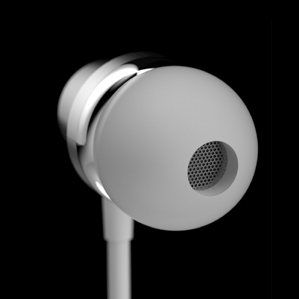 Dudao X10PRO laidinės ausinės, mini lizdas 3,5 mm, į ausį įkišamas su nuotolinio valdymo pulteliu - balta