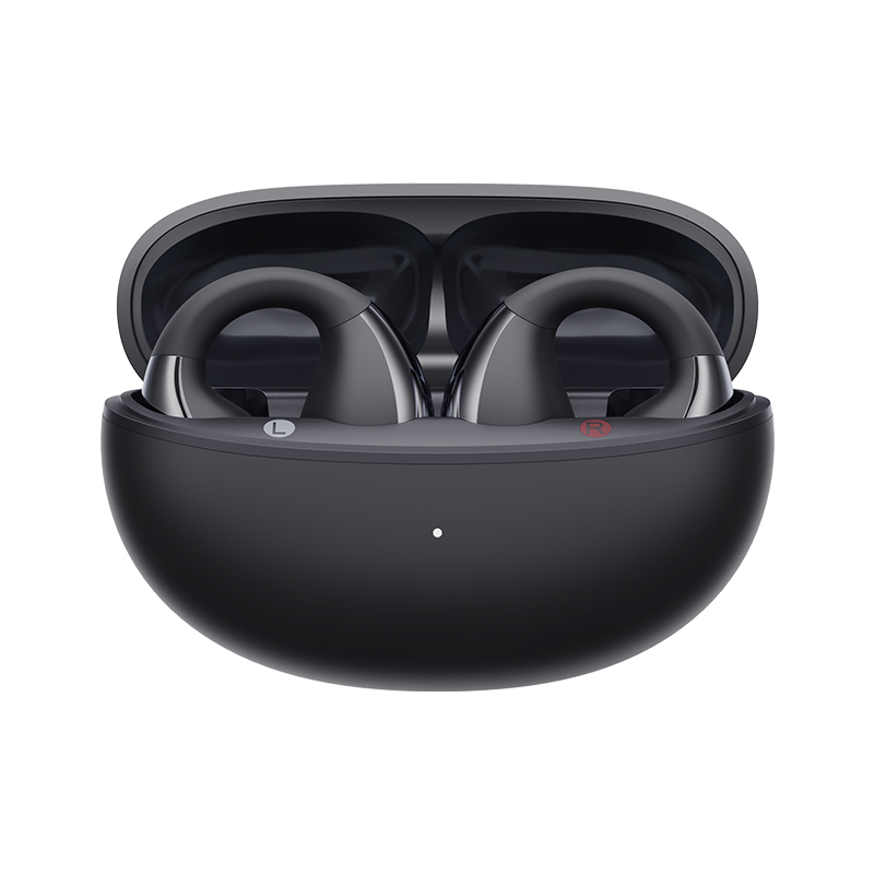 OWS QCY Crossky C30 ausinės su klipu IPX4 Bluetooth 5.4 – juodos