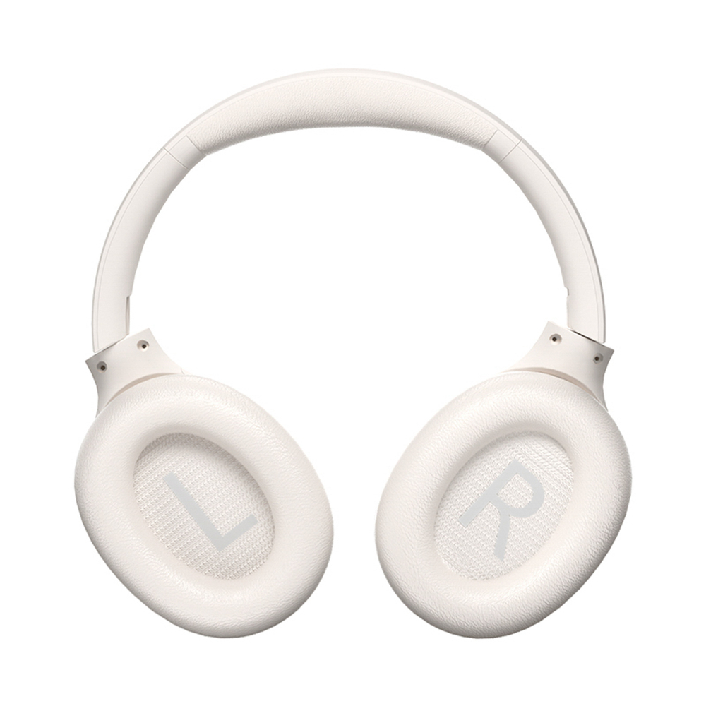 QCY H3 Lite apgaubiančios ausinės su ANC ir Bluetooth 5.3 - Baltos