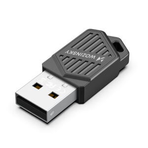 Wozinsky WAX-900 Dvigubos juostos USB Wi-Fi 6 adapteris su Bluetooth 5.4 - Juodas