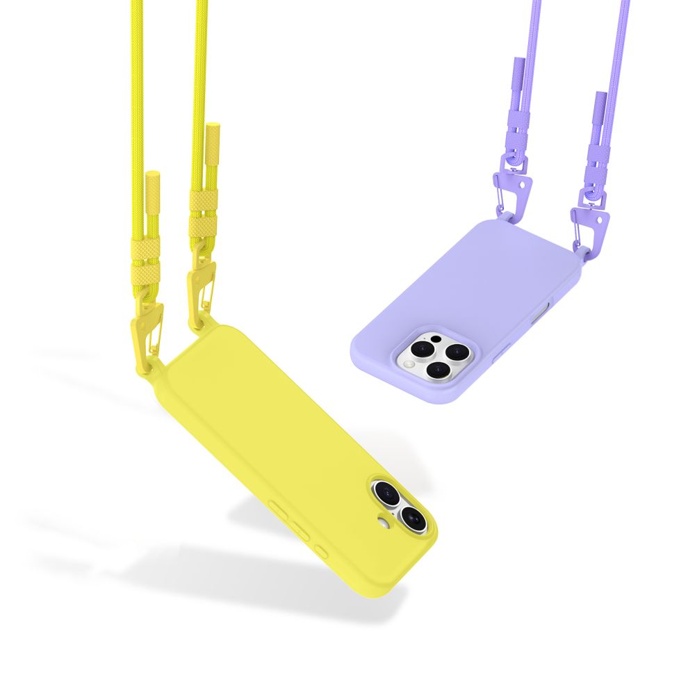Dėklas Tech-Protect Magnecklace MagSafe iPhone 14, geltonas