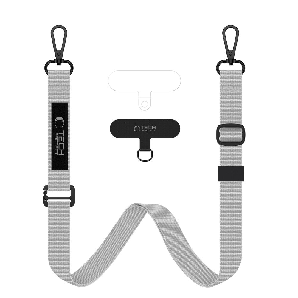 Dirželis Tech-Protect C6S Rope Crossbody, pilkas