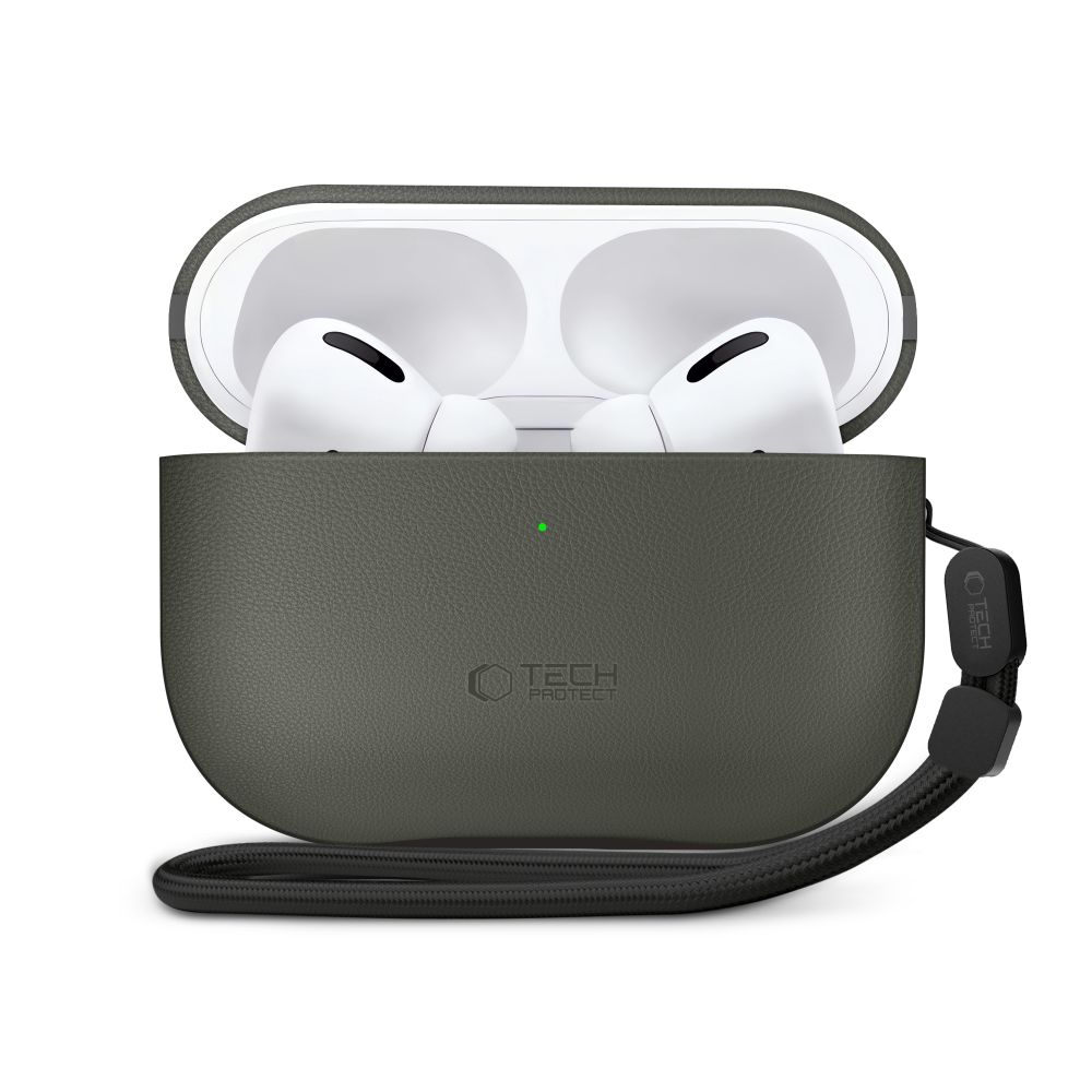 Dėklas Tech-Protect NaturalFit Apple AirPods Pro 3, alyvuogių žalias