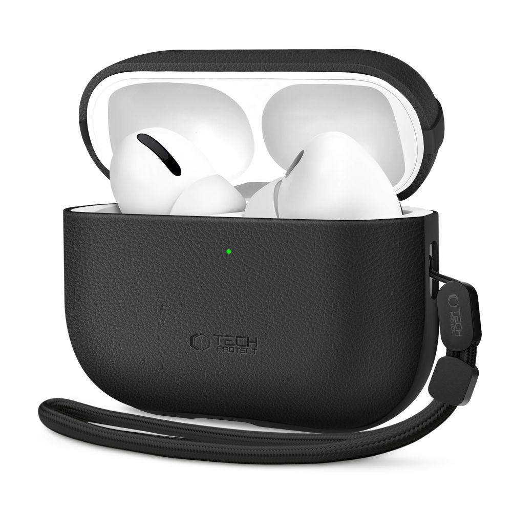 Dėklas Tech-Protect NaturalFit Apple AirPods Pro 3, juodas