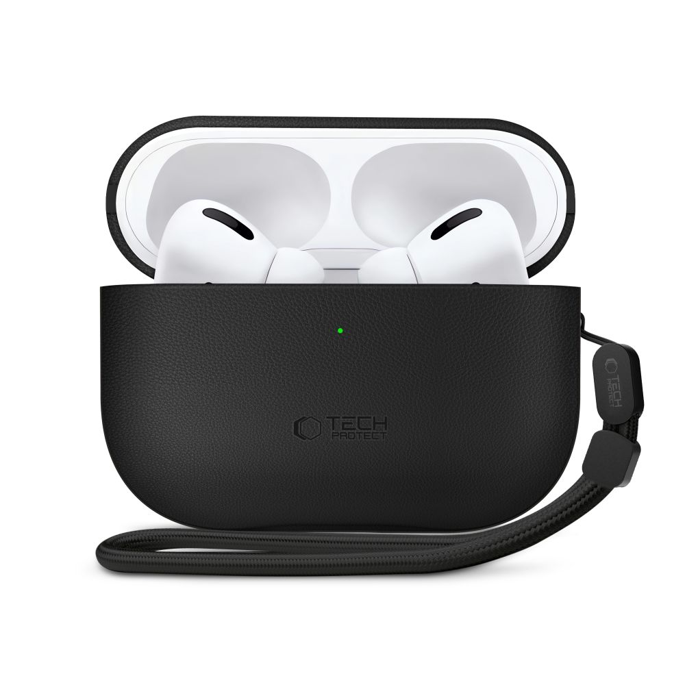 Dėklas Tech-Protect NaturalFit Apple AirPods Pro 3, juodas