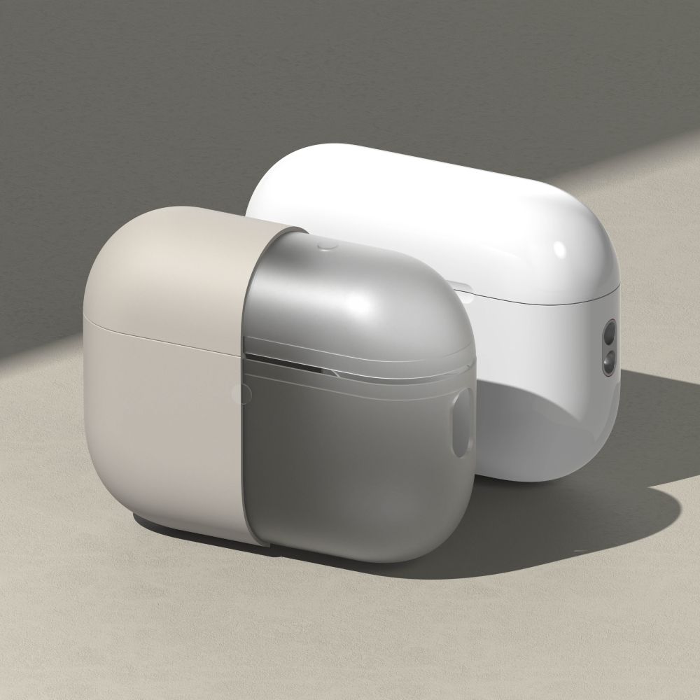 Dėklas Ringke Silicone Apple AirPods Pro 3, akmens spalvos