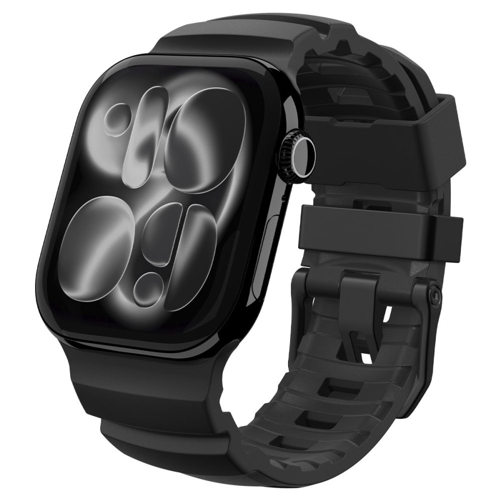Dirželis Spigen WBS2 Apple Watch 8/9/10/11/SE/Ultra (44/45/46/49 mm), juodas