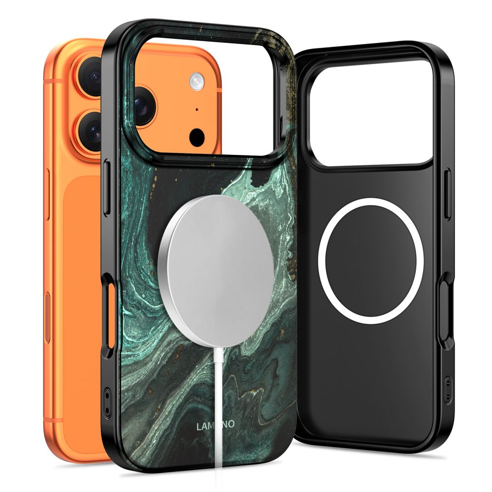 Dėklas Tech-Protect Lamano MagSafe iPhone 17 Pro Max, žalias