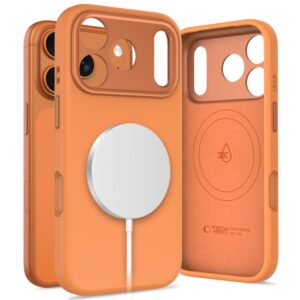 Dėklas Tech-Protect Uniq MagSafe iPhone 17 Pro, oranžinis