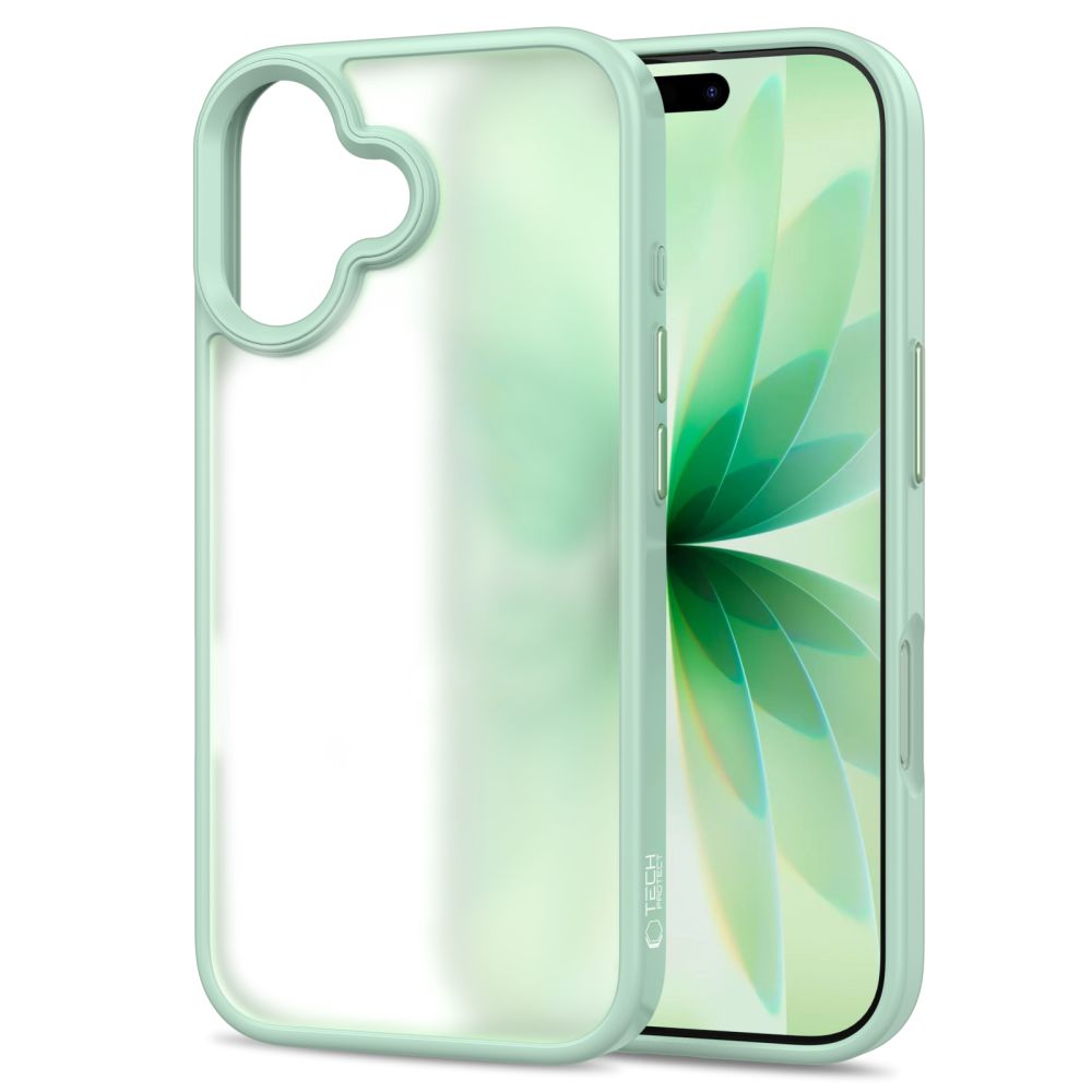 Dėklas Tech-Protect MagMat iPhone 17, matinis šalavijų žalios spalvos