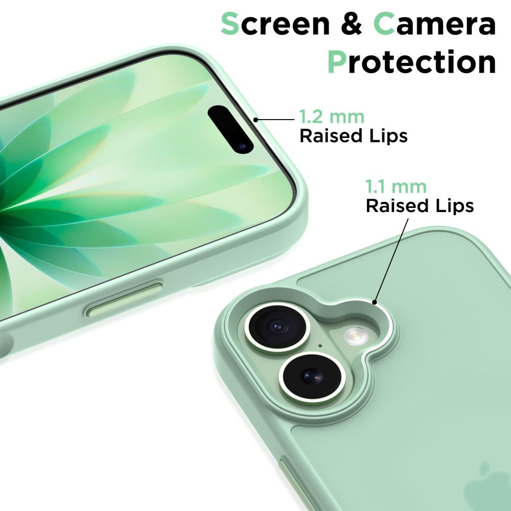 Dėklas Tech-Protect MagMat iPhone 17, matinis šalavijų žalios spalvos
