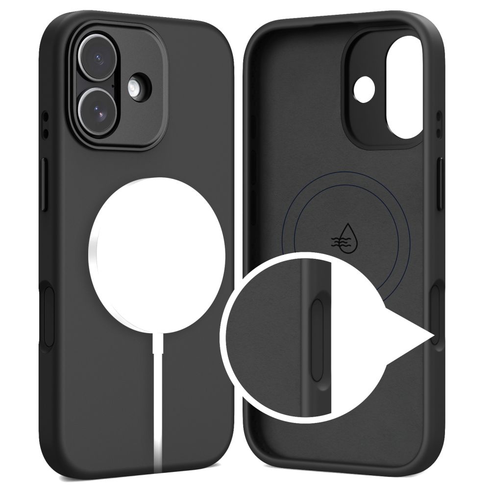 Dėklas Tech-Protect Uniq MagSafe iPhone 17, juodas