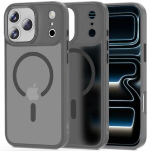 Dėklas Tech-Protect MagMat MagSafe iPhone 17 Pro Max, matinis pilkas
