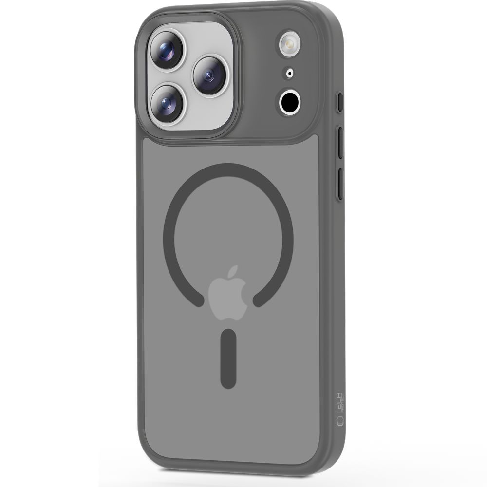 Dėklas Tech-Protect MagMat MagSafe iPhone 17 Pro Max, matinis pilkas