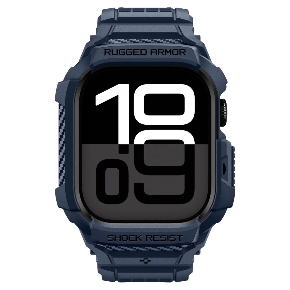 Dirželis Spigen Rugged Armor Pro V2 Apple Watch 10/11 (42 mm), tamsiai mėlynas