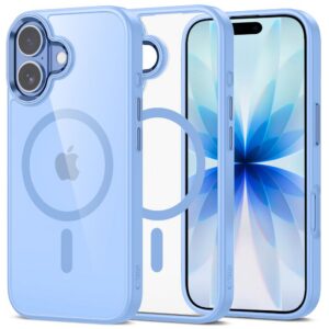 Dėklas Tech-Protect Magmat Magsafe iPhone 17, šviesiai mėlynas/skaidrus
