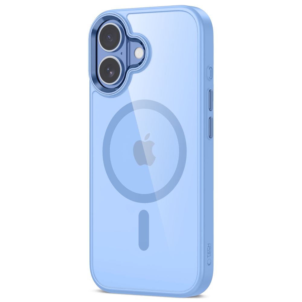 Dėklas Tech-Protect Magmat Magsafe iPhone 17, šviesiai mėlynas/skaidrus