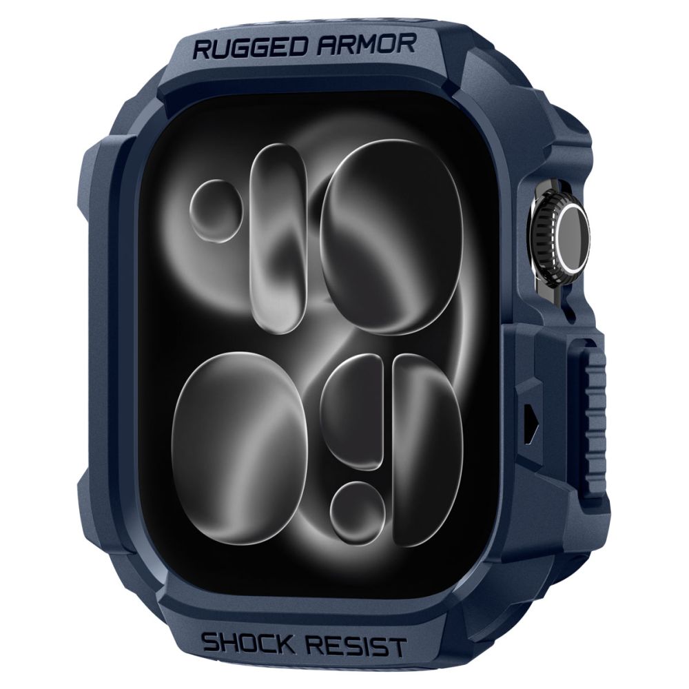 Dėklas Spigen Rugged Armor V2 Apple Watch 10/11 (42 mm), tamsiai mėlynas