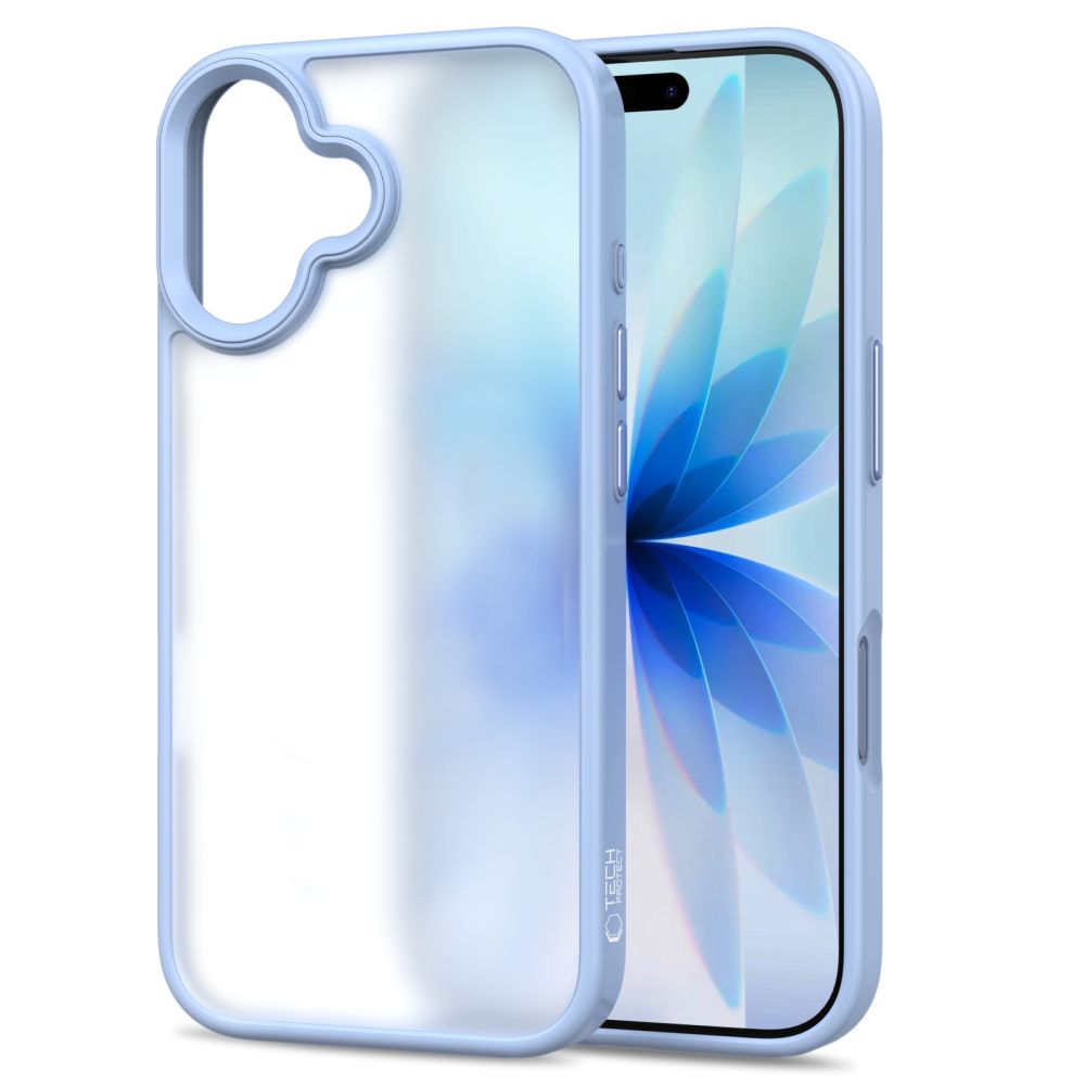 Dėklas Tech-Protect Magmat iPhone 17, matinis rūko mėlynas