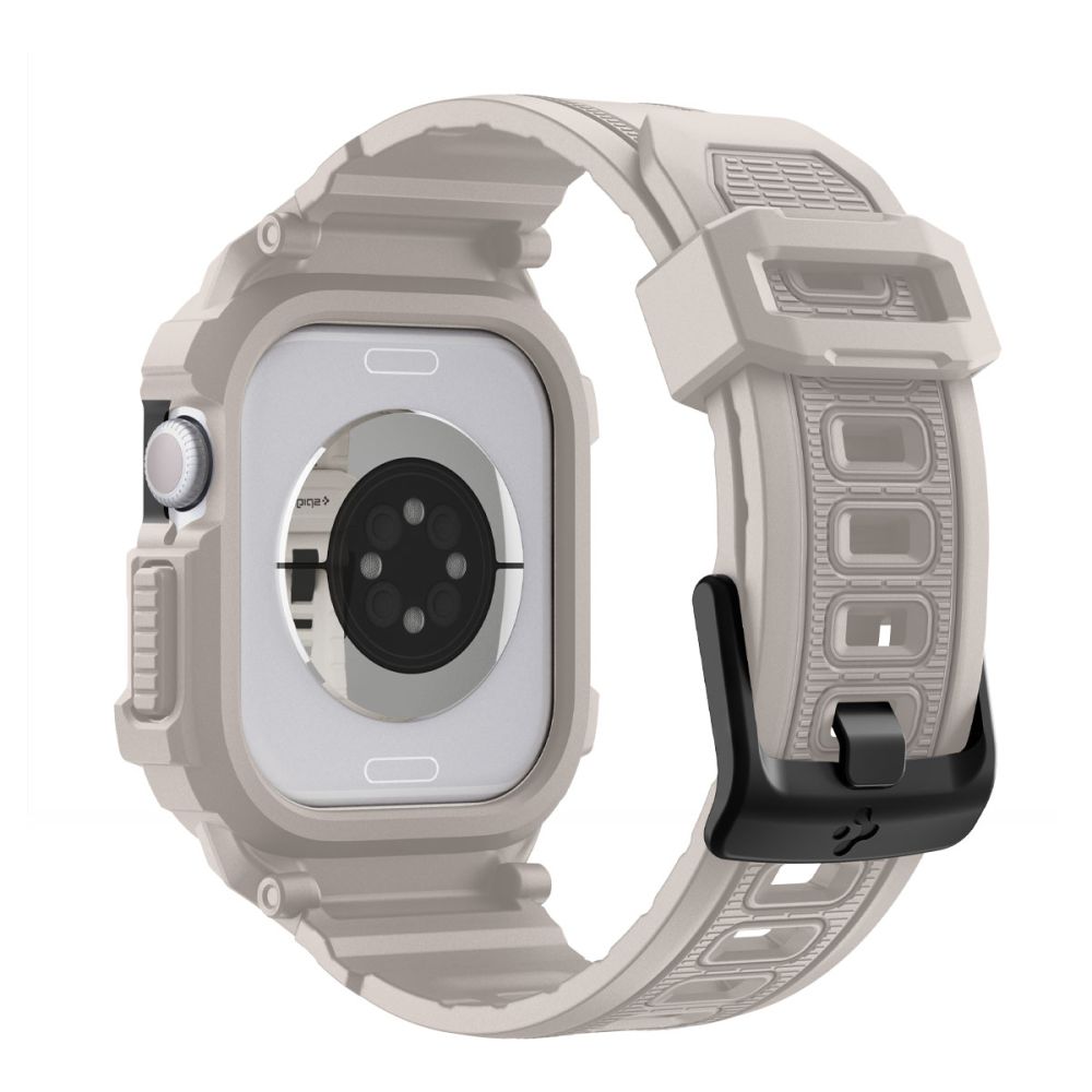 Dirželis Spigen Rugged Armor Pro V2 Apple Watch 10/11 (42 mm), smėlio spalvos