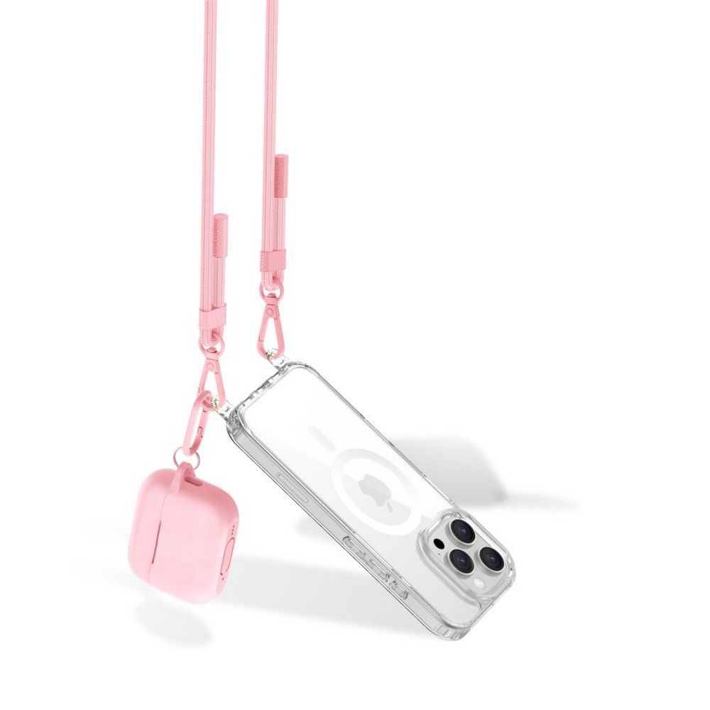 Dirželis Tech-Protect C5SE Rope Crossbody, šviesiai rožinis