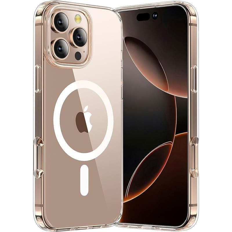 Dėklas Tech-Protect TP Flex MagSafe iPhone 16 Pro Max, skaidrus